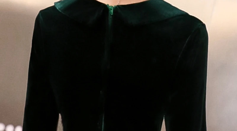 Платье с пайетками Ленточки Короткие коктейльные платья Vestido De Soiree V образным вырезом с коротким рукавом темно-зеленое вечернее платье для выпускного, коктейльной вечеринки платье TS1130