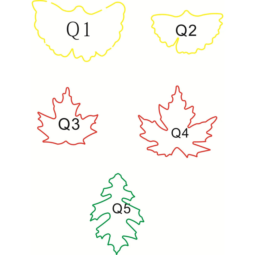 

DIY leather craft leave shape die cut knife mould hand punch tool