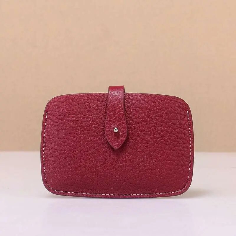 Маленький кошелек для кредитных карт Классический дизайнерский кожаный чехол