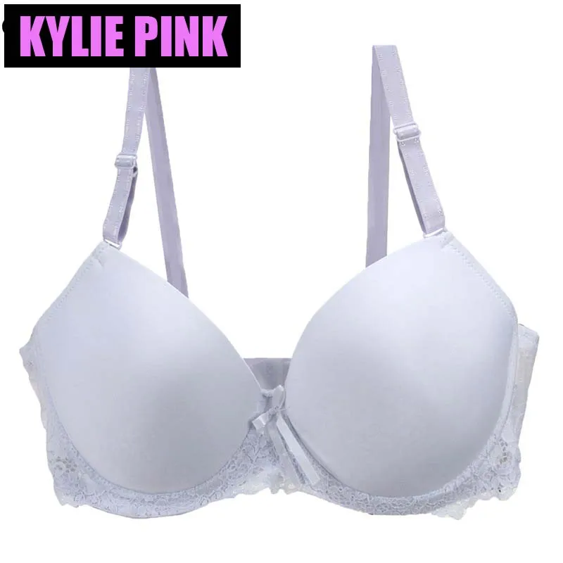KYLIE розовый завод продаж бюстгальтер для женщин девочек плюс размер сексуальные бюстгальтеры нижнее белье сексуальное кружевное нижнее белье на косточках Пуш Ап Бюстгальтер 85D-110E