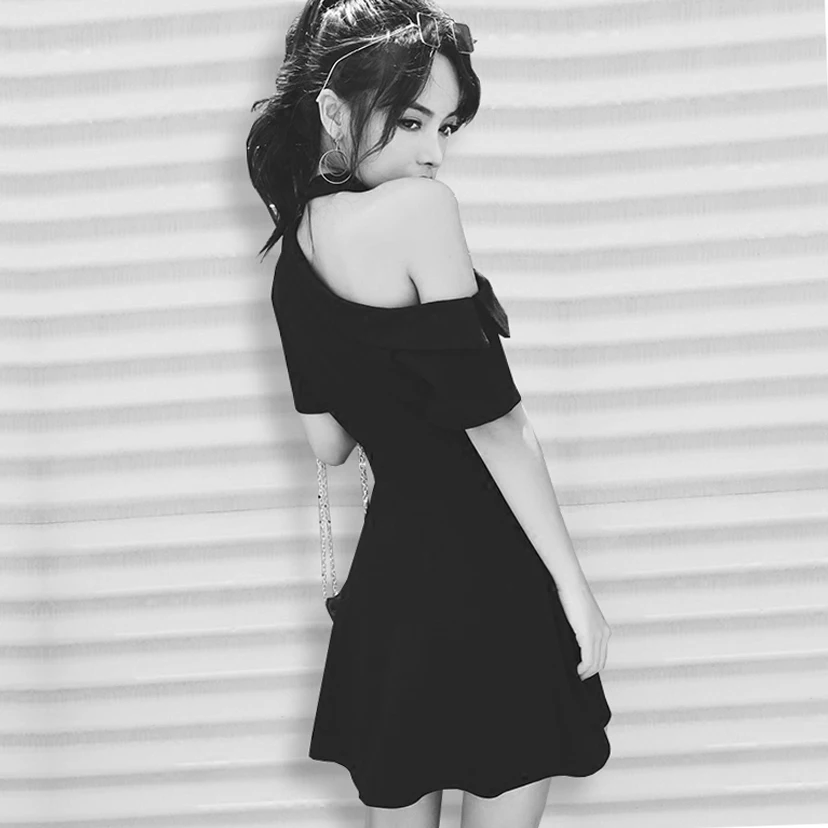 Новинка 2018 винтажное готическое сексуальное асимметричное дизайнерское летнее