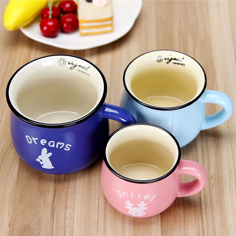 Zakka ретро керамические чашки и кружки дорожная кофейная кружка эмалированные чашки для завтрака, молока, чая простые и креативные кружки кухонный инструмент подарки