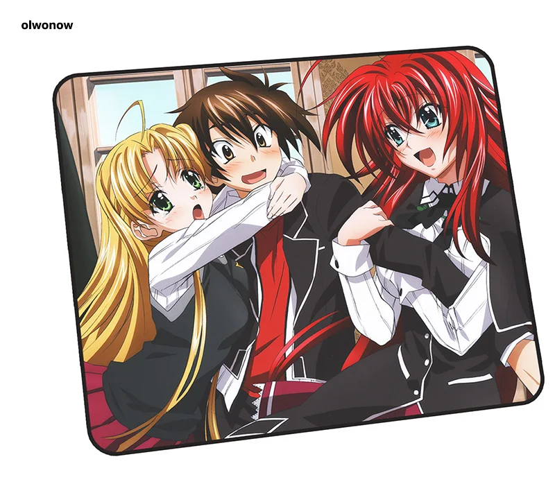 Игровой гелевый коврик для мыши старшей школы dxd размер 35x30 см ноутбука игровой