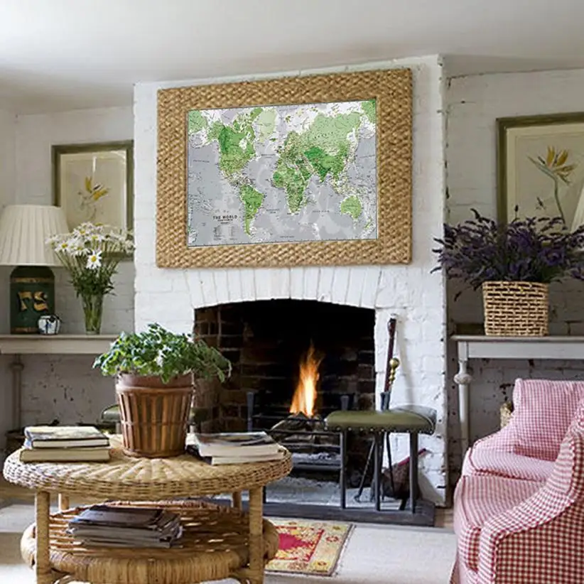 Карта мира настенные наклейки для детской комнаты домашний декор спальни