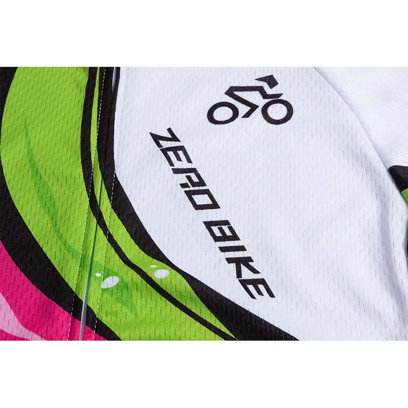 ZEROBIKE новинка MTB велосипед Женская велосипедная Джерси короткий рукав куртка