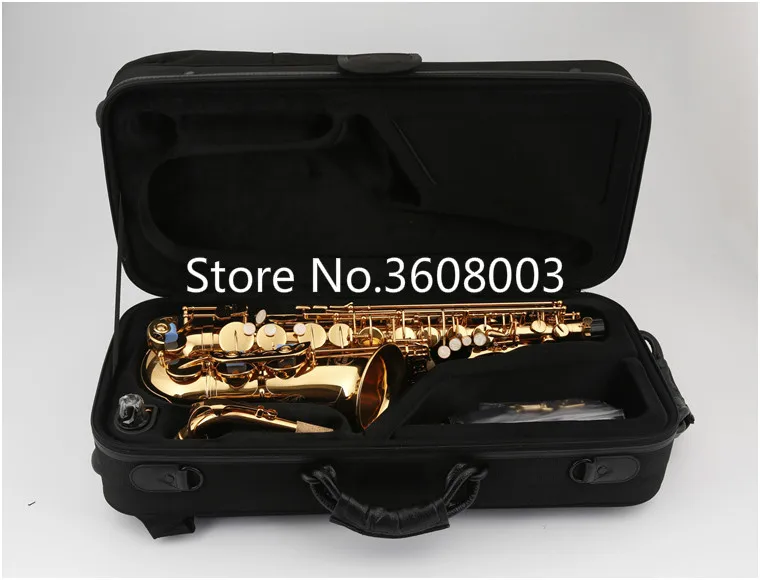 Куно KAS-901 Alto Eb альт саксофон латунные трубы золотой лак инструмент