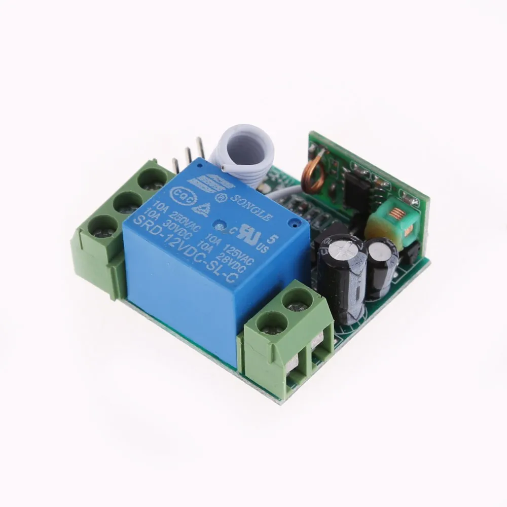 2016 DC 12 V 10A 1CH RF Беспроводная лампа 433MHz 315MHZ пульт дистанционного