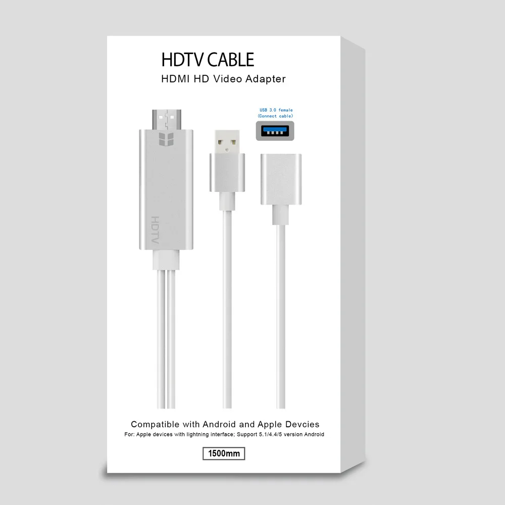 Универсальный адаптер HDMI USB3.0 1080p HD с синхронизацией для монитора ТВ проектора