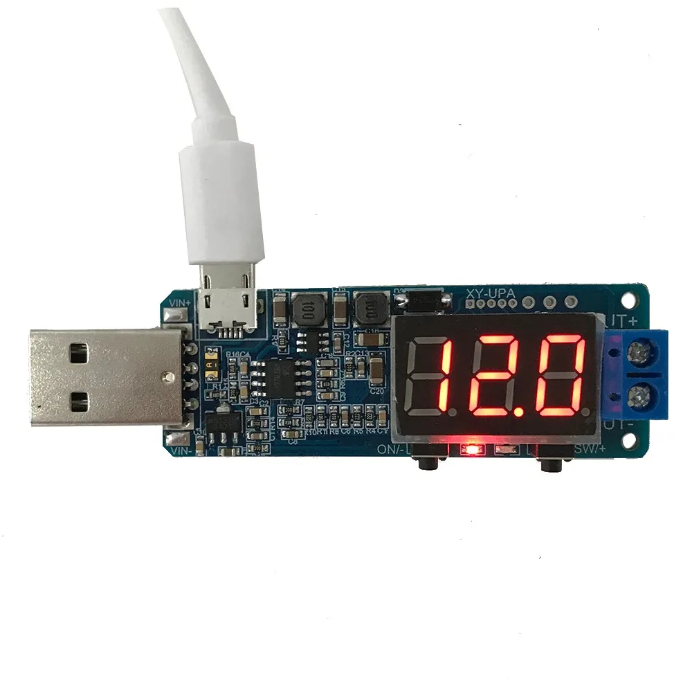 DC-DC Boost Buck Converter USB Step UP / Down Power Supply Module Adjustable Out DC 1.2V-24V 5V to 3.3V 12V | Электронные