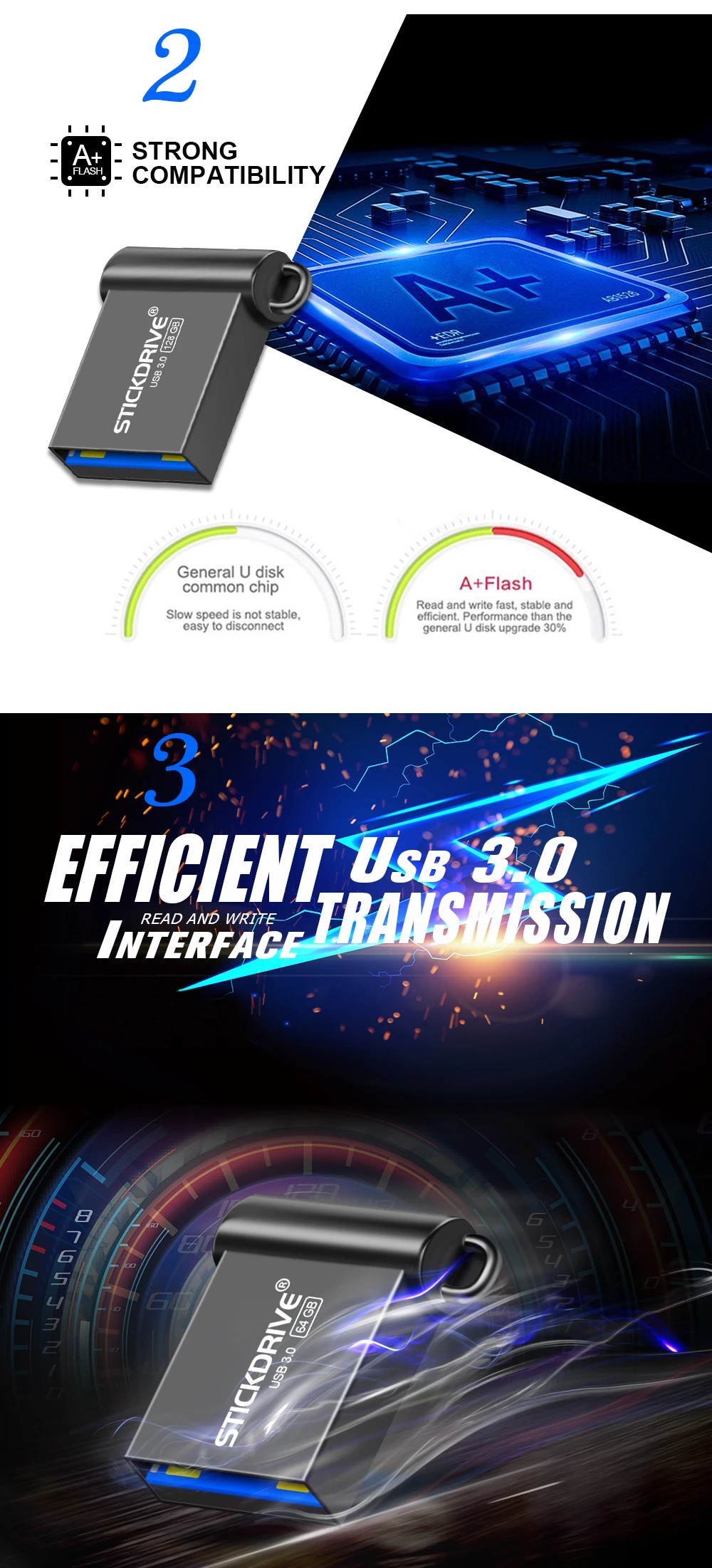 Высокая скорость USB 3,0 Металлический флеш-накопитель 16 ГБ 32 ГБ 64 ГБ 128 ГБ флеш-накопитель супер мини usb флеш-накопитель флешки с цепочкой для ключей