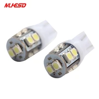 100x high quality t10 w5w 10led 1210 car wedge led lights 10 smd turn signal clearance lamps interior bulbs dc12v 194 168 10smd