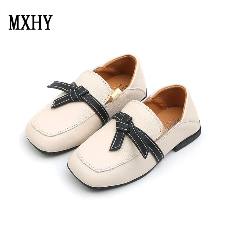 Новинка весны 2019 туфли принцессы для девочек детские в британском стиле