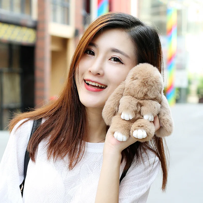 Мертвого кролика трава Кролик Кулон Мэн небольшой плюшевый кролик кукла Рюкзак