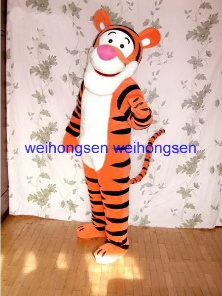 Напрямую с фабрики EVA материал шлем прыгать Тигр талисман костюмы мультфильм