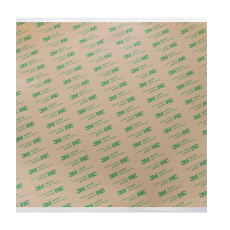 ENERGETIC 3M 468MP Adhesive Transfer Tape Sheets 203x203mm(8" x 8"),Double Sided Adhesive 5pcs/pack