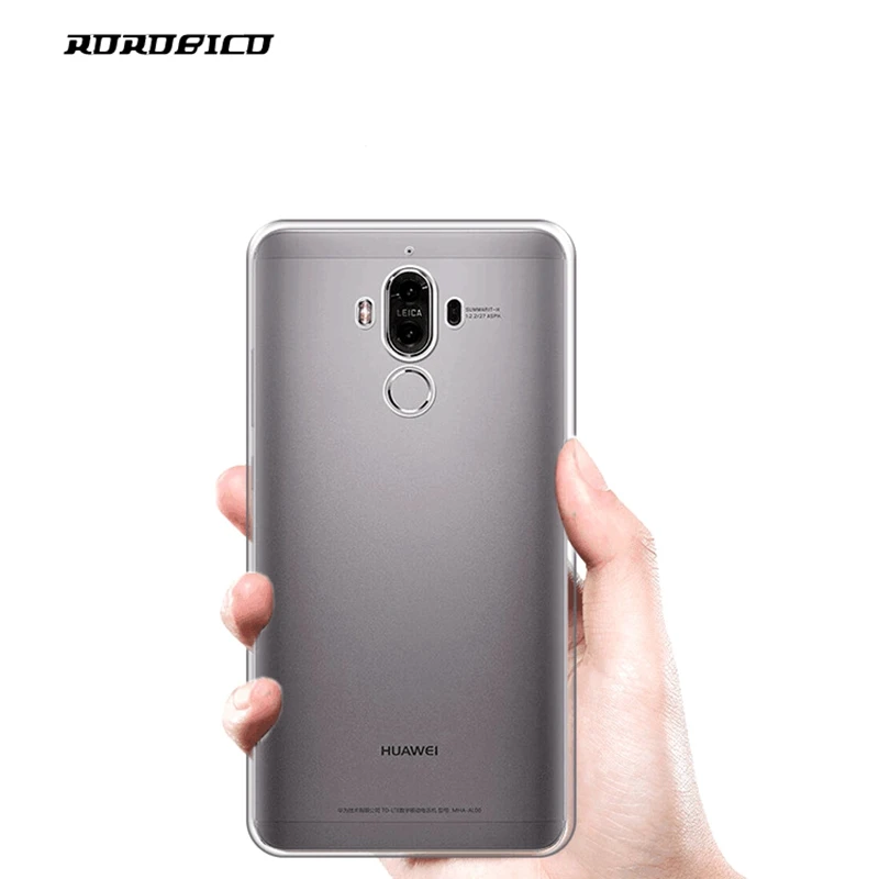 Rorobico ультра тонкий мягкий прозрачный чехол для Huawei Коврики 9 силиконовый Pro