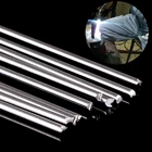 10 шт. металлический алюминиевый сварочный стержень низкотемпературный магниевый паяльник паяльные стержни 1,6 мм x 250 мм Серебристый