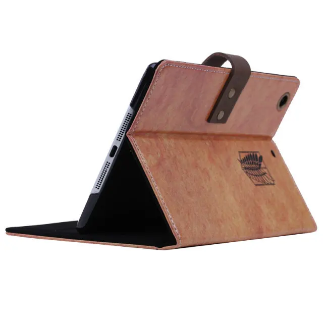 Original Attack On Titan Pattern Design Tablet Flip Case With Stand For Apple iPad 5 Air New Free Shipping | Компьютеры и офис
