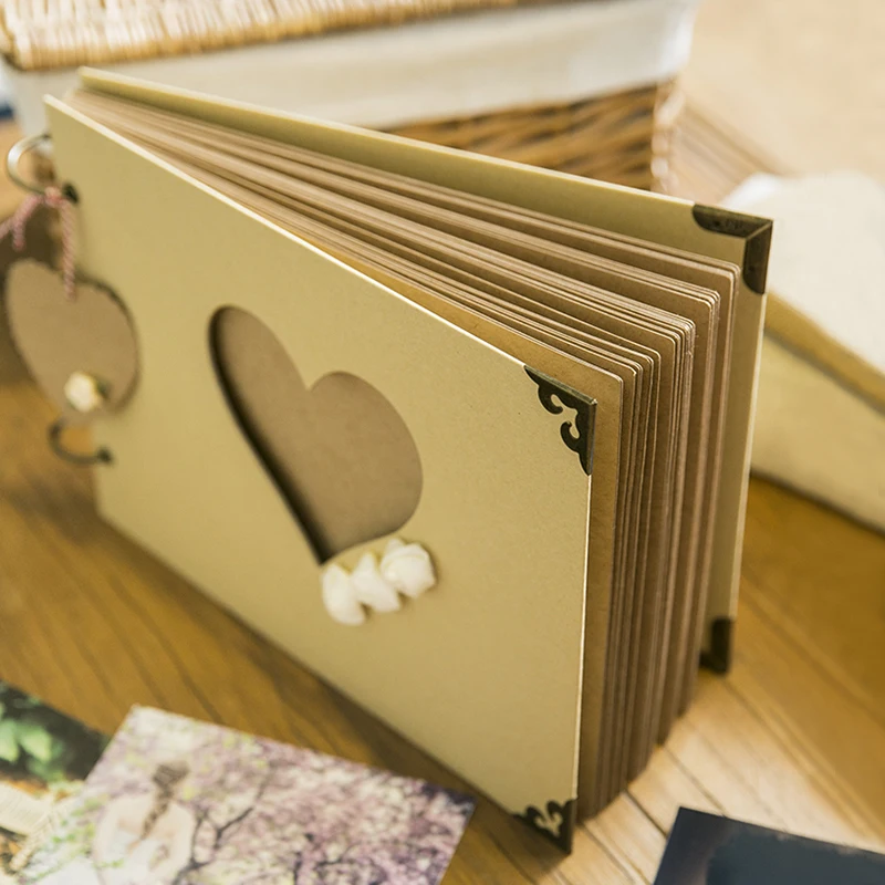 Цветы DIY альбом креативный полый стиль любви 10 дюймов ручной работы Diy Фотоальбом ребенок девушка друг подарок украшения альбомы