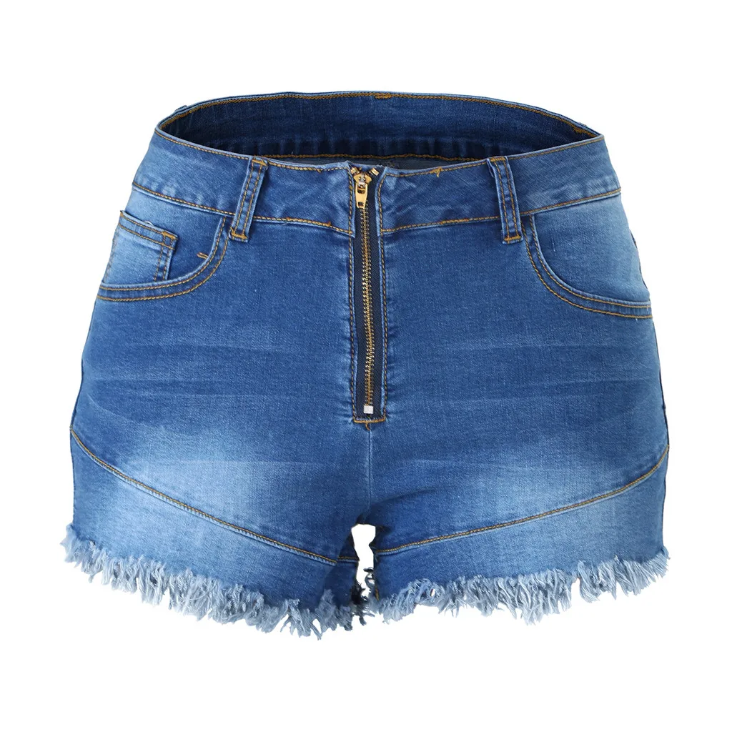 Летние популярные женские джинсы с бахромой удобные хлопковые обтягивающие на