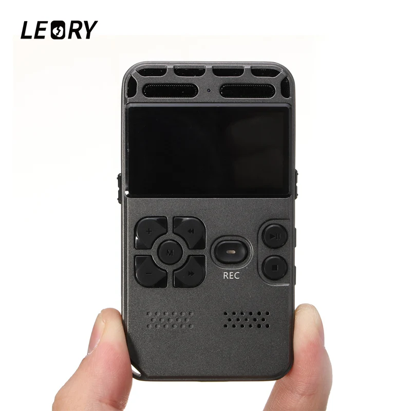 LEORY Профессиональный цифровой диктофон 8 ГБ портативный звуковой аудио с USB mp3