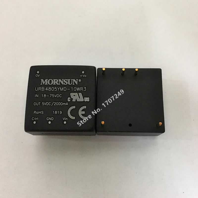 MORNSUN Мощность модуль URB4805YMD-10WR3 Вход: 18-75V Выход: 5V 10W 2A DC-DC 1.5KV Напряжение изоляции