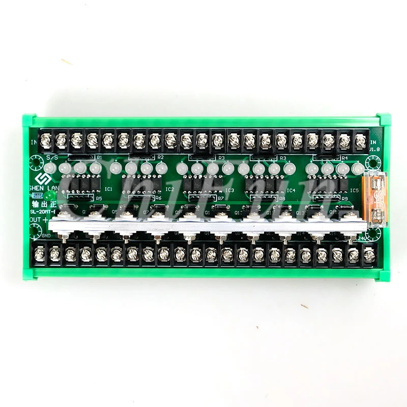 20 way PLC amplifier board Universal input transistor optocoupler isolated power plate protection plate solid state output board