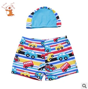 2016 Новый Стиль Дети Плавание Одежда Набор Мальчиков Купальник Мальчик Пляж