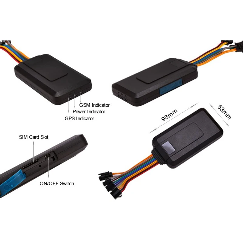 2G VT88/VT206 Автомобильный GPS трекер GSM GPRS трекеры маленькое отслеживающее устройство