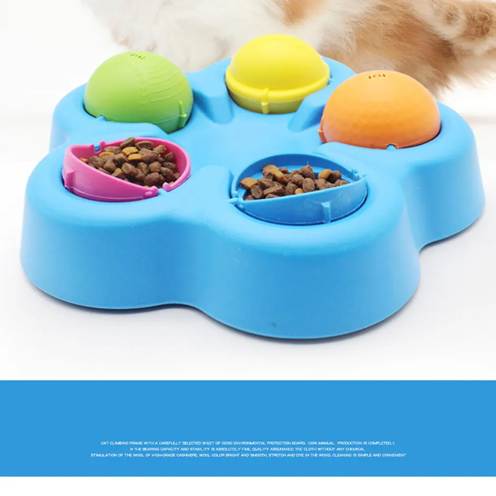 Игрушка головоломка IQ для домашних животных собака кошка игрушка собачья миска