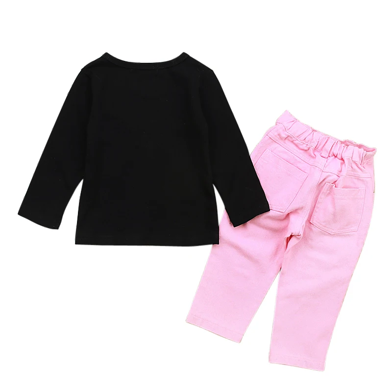 Rorychen/2017 г. Комплект одежды из 2 предметов для маленьких девочек хлопковая