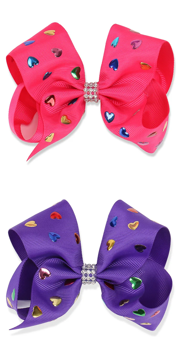 MengNa 5&quot Large Ribbon Hairbows hair bows With Clip Boutique Hair Bows Girls' Accessories 36cs/lot | Детская одежда и