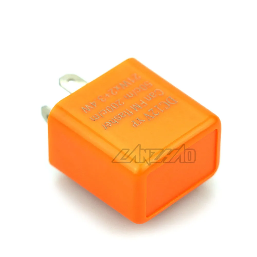 2 Pin DC-12V мотоцикл светодиодный сигнал поворота резистор света Индикатор мигалка регулятор скорости мигалка реле