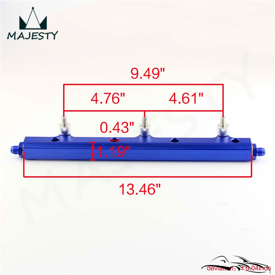 Алюминиевая топливная Высокоэффективная фоторейка подходит для C * ivic EG EK B16 B18 B16a