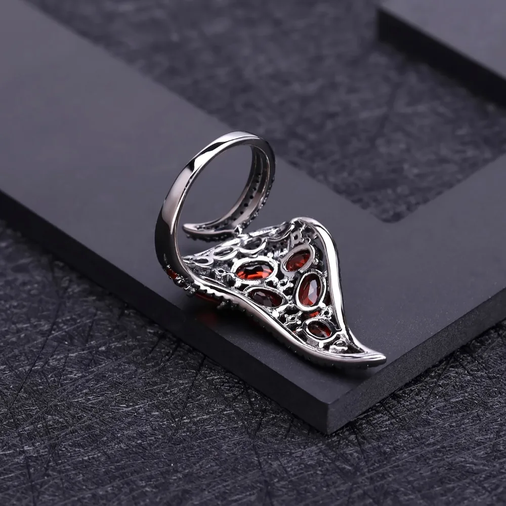 GEM'S балетные натуральные красные гранатовые драгоценные камни открытые пальцы