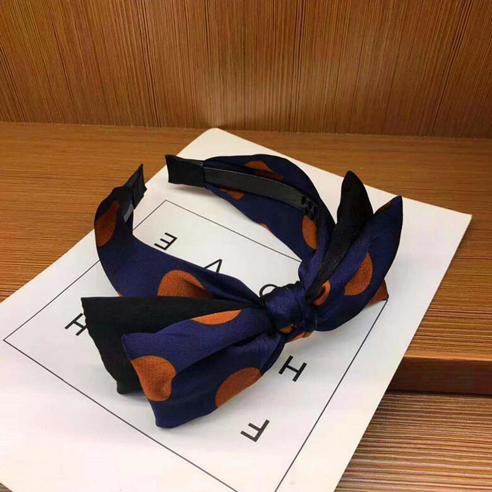 Повязка для волос с большим бантом женская цвет в ассортименте |