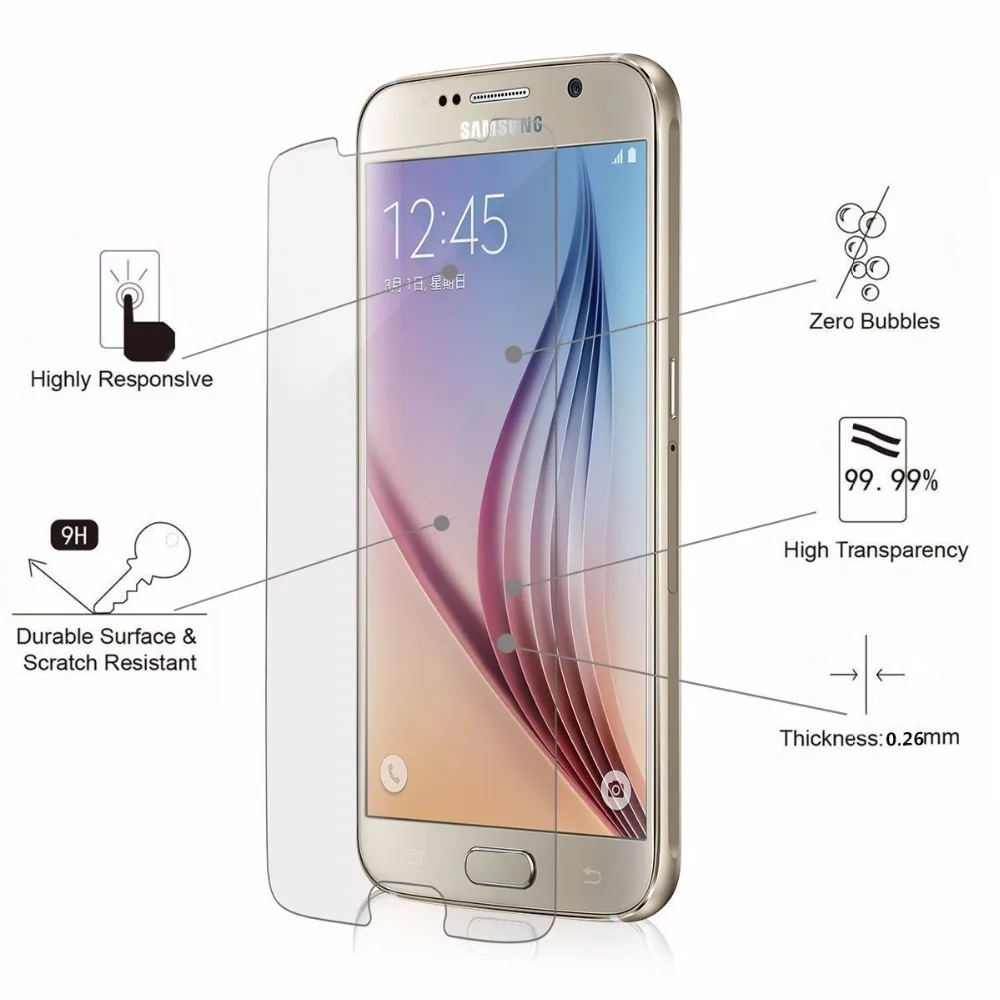 Защитное закаленное стекло для Samsung Galaxy Grand Prime G531H J1 J2 J3 J5 J7 2016 S3 S4 S5 Neo S6 A5 A3 |
