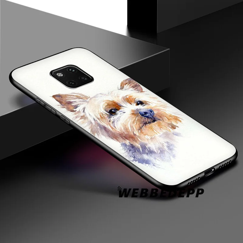 WEBBEDEPP Yorkshire terrier dog Fashion Soft Case For Huawei P20 Pro P10 P9 P8 Lite 2015 2017 P Smart 2019 &amp Nova 3 3i Y7 Y92018 |