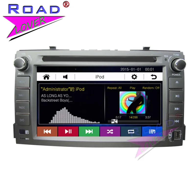 Автомобильный медиацентр TOPNAVI Wince 6 0 дюйма двойной Din 2 dvd плеер Авторадио для KIA Soul