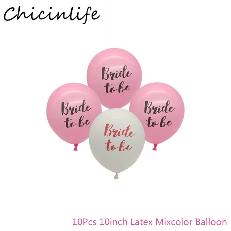 Chicinlife, 1 комплект, девичник с воздушным шаром для невесты, вечерние свадебные аксессуары для помолвки, аксессуары для церемоний, украшения