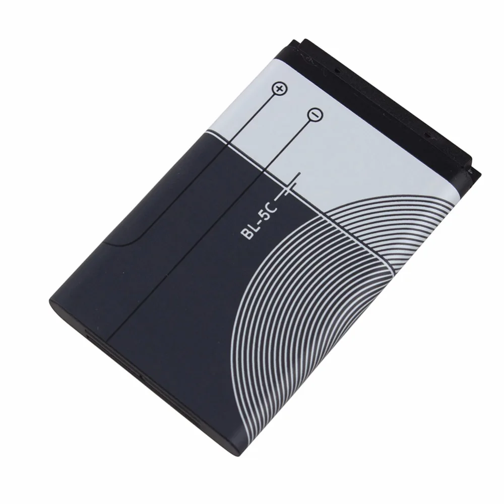 2 шт. 1020 мА/ч BL-5C Батарея для Nokia 1112 1208 1600 1100 1101 2610 2600 2300 6230 6630 n70 n71 n72 n91 e60 BL 5C