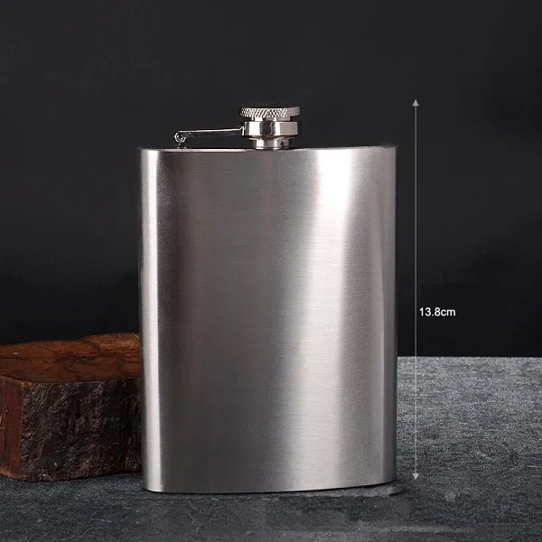 8 OZ 7 унций, 8 унций, 9 унций, 10 унций, нержавеющая сталь, мини фляга, кувшин, портативная бутылка для вина, виски, алкоголя, кружка, посуда для напитков для мужчин - Цвет: 8 OZ