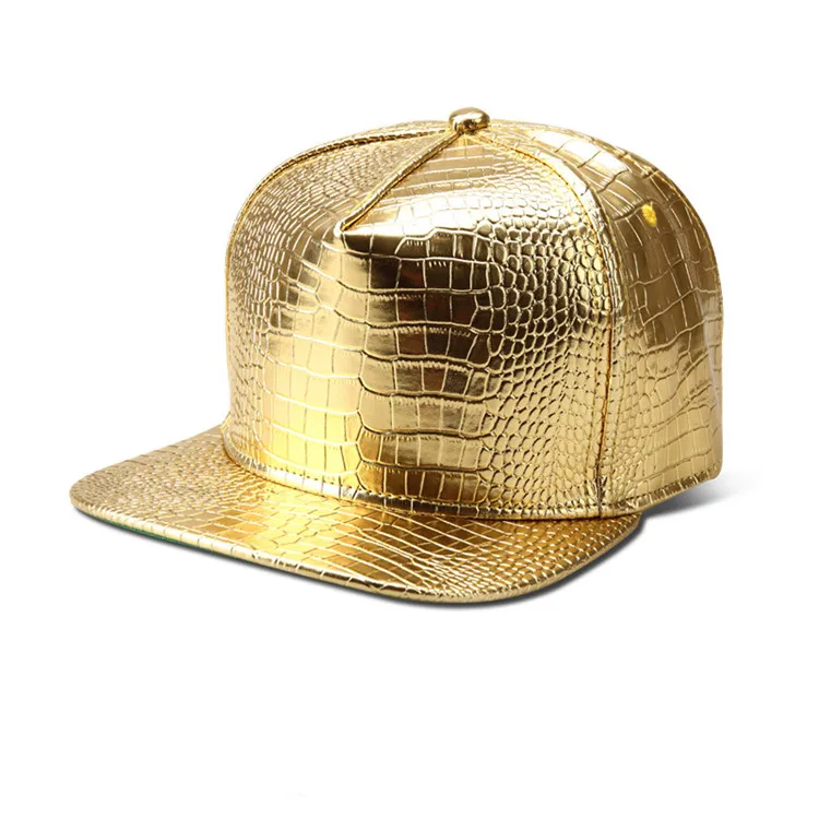 Vogue из искусственной кожи крокодила бейсболки Diamond золото горный хрусталь Snapback шапки для мужчин женщин хип хоп DJ рэп шляпа - Цвет: Picture