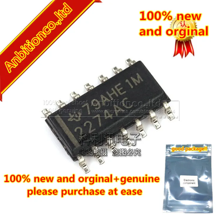 

5 шт. 100% новый и оригинальный TLC2274ACDR SOP14 2274ACin в наличии