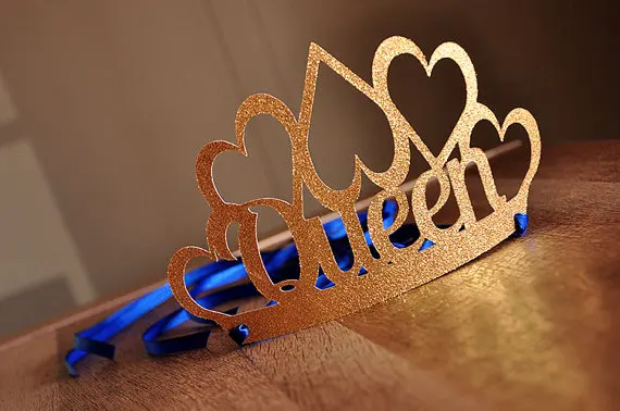 Блестящие короны Королевского принца для детского душа праздничные шляпы на