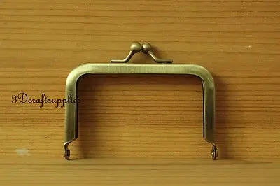 Металлическая рамка для кошелька приклеивается к застежке антилатунная 3 дюйма X