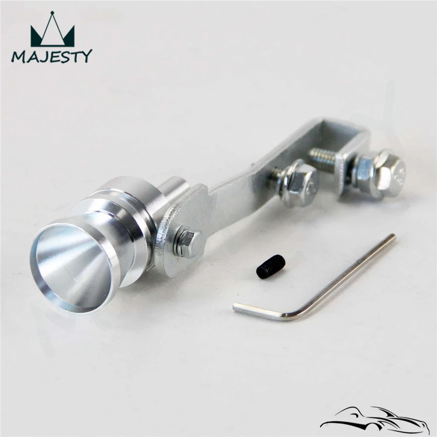 1 x выхлоп поддельный турбо симулятор свисток трубы звук глушитель выдувной