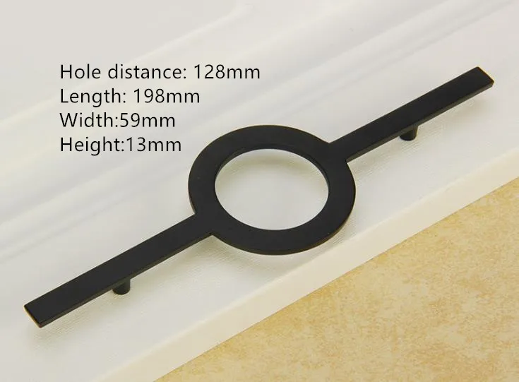 hole distance 128mm Цинковый сплав, черная отделка, ручка для шкафа, выдвижная ручка, дверная ручка, художественная мебель в китайском стиле, фурнитура - Цвет: hole distance 128mm