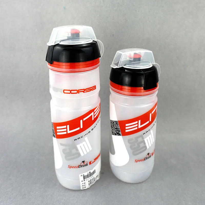Shimano sub-brand ELITE профессиональная велосипедная фляга для воды прозрачный пластик материал пластик 550 мл 750 мл 1Л велосипед бутылка для воды