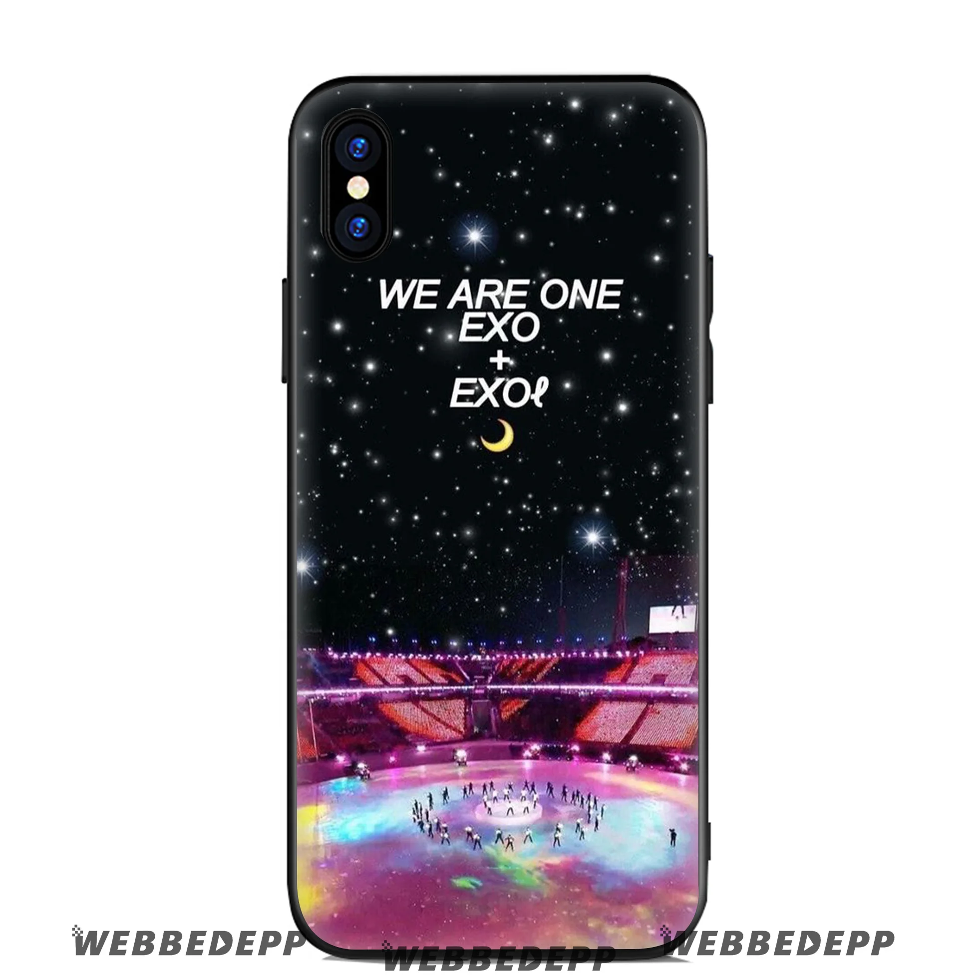 WEBBEDEPP Exo K Pop Baekhyun Soft Silicone Case for Apple iPhone 11 Pro Xr Xs Max X or 10 8 7 6 6S Plus 5 5S SE TPU |